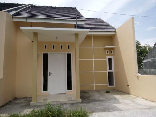 foto tampak rumah tipe 36/100 perumahan VILLA LAVENDER REGENCY