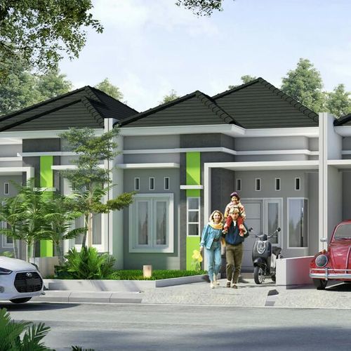 foto tampak rumah tipe T.36/108 perumahan GRIYA CENDANA