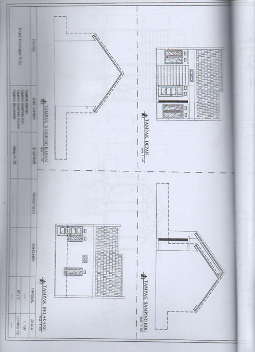 foto tampak rumah tipe 30 perumahan Mukti Kencana Kulu