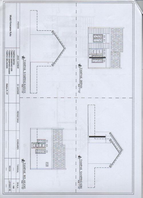 foto tampak rumah tipe 22 perumahan Mukti Kencana Kulu