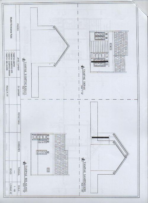 foto tampak rumah tipe 27 perumahan Mukti Kencana Kulu