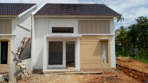 foto tampak rumah tipe VIOLET perumahan AMBASSADOR RESIDENCE 5