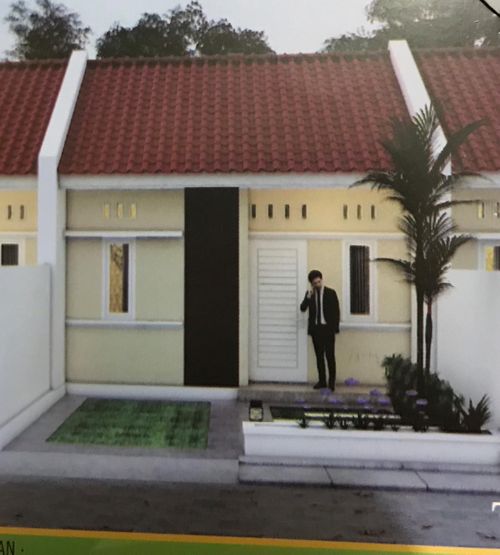 foto tampak rumah tipe 24 perumahan GRAHA INARA