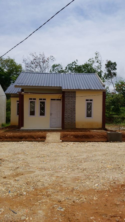 foto tampak rumah tipe 36/108 perumahan RIZKI KUANTAN PERMAI