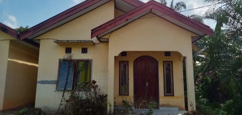 foto tampak rumah tipe 39 B.9 perumahan Blerent Villa