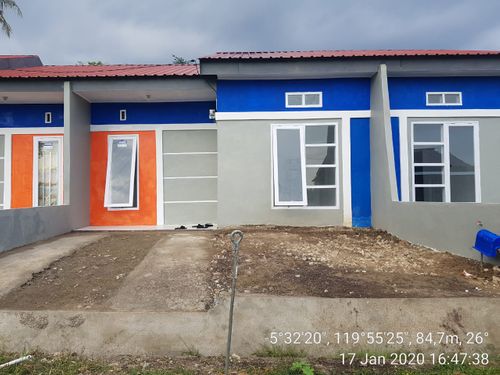 foto tampak rumah tipe 36/84 perumahan GREEN VALLEY