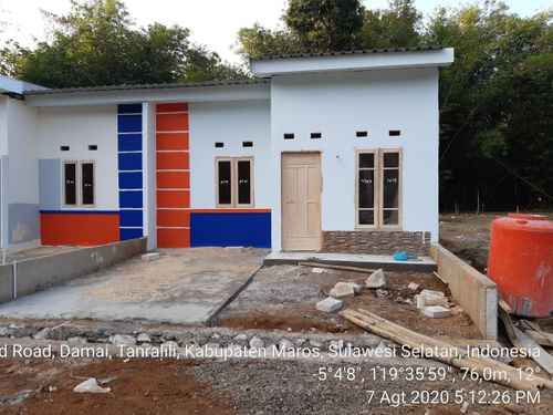 foto tampak rumah tipe 36/72 perumahan PONDOK SEJAHTERA
