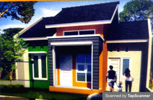 foto tampak rumah tipe Jala perumahan Jala Graha Kesenden