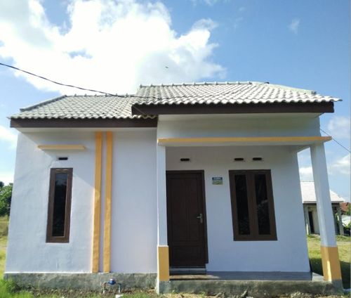 foto tampak rumah tipe 36/60 perumahan AKASIAGIRI LAND