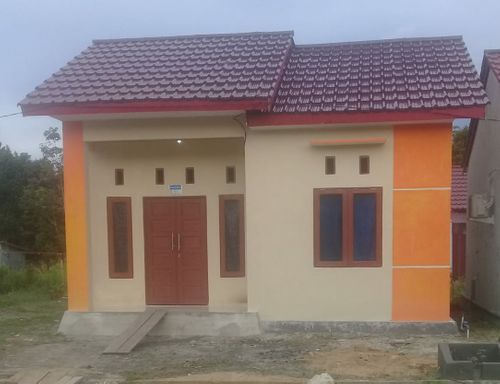 foto tampak rumah tipe 36 perumahan Pondok Indah 1 Tahap 3