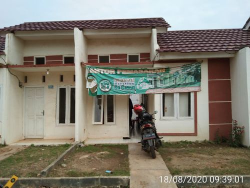 foto tampak rumah tipe Arwana perumahan ARWANA RESIDENCE