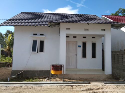 foto tampak rumah tipe 36 perumahan Graha Aziziyah Permai