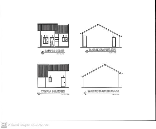 foto tampak rumah tipe 36 perumahan MUTIARA HELENA WATUTUMOU