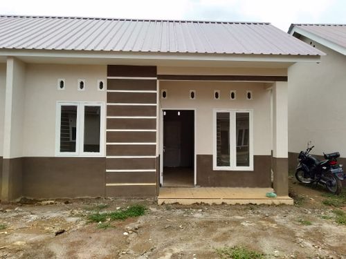 foto tampak rumah tipe 36/119 perumahan BANGUN PERMAI