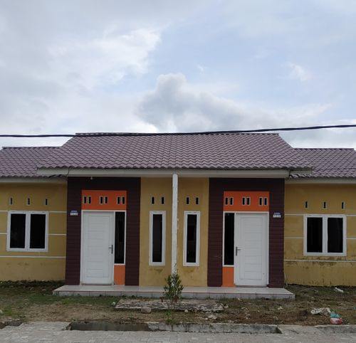 foto tampak rumah tipe 36/78 perumahan Taman Permata Indah 3