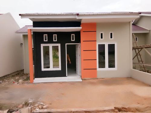 foto tampak rumah tipe RSH 36 perumahan Griya ellang smesta 9