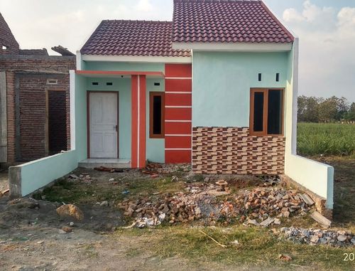 foto tampak rumah tipe 30 / 72 perumahan perumahan intan raya 
