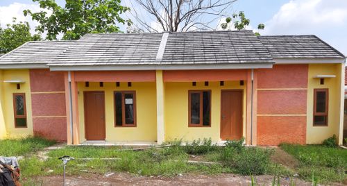 foto tampak rumah tipe 36/72 perumahan GRAHA MAHESKA PASALAKAN 1