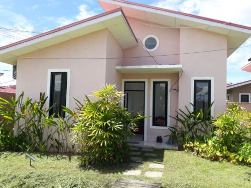 foto tampak rumah tipe 36 perumahan RAINBOW HILLS