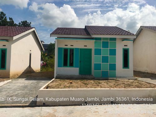 foto tampak rumah tipe 36 perumahan Ponyta Village