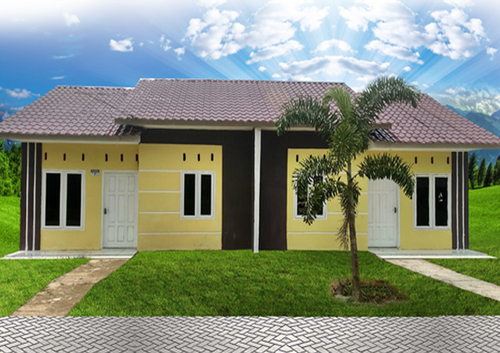 foto tampak rumah tipe 36/90  perumahan Perumahan Griya Bukit Asri
