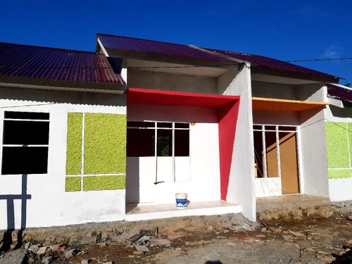 foto tampak rumah tipe Acemo perumahan FAJAR SOWI DAMAI