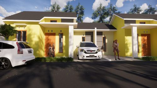 foto tampak rumah tipe 30/60 perumahan PERUMAHAN PURI KAHURIPAN TEGALGEDE 2