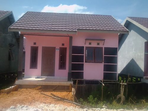 foto tampak rumah tipe 36 perumahan Aldi Citra Persada II