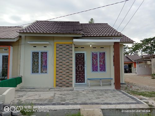 foto tampak rumah tipe RSH 36 perumahan permata garden 2
