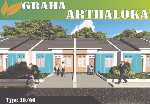 foto tampak rumah tipe Rumah Tapak Sejahtera perumahan GRAHA ARTHALOKA