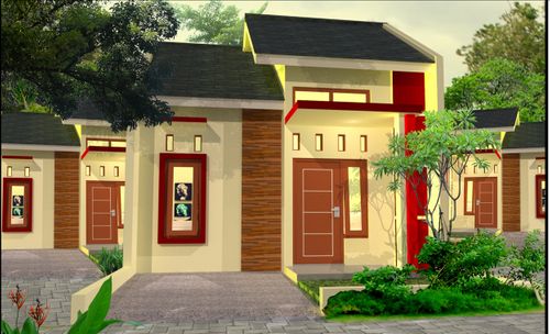 foto tampak rumah tipe 32 perumahan GRIYA NGRONGGO KOTA