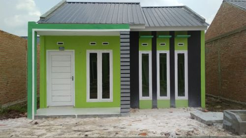 foto tampak rumah tipe 36/108 perumahan Berlian Idaman Asri