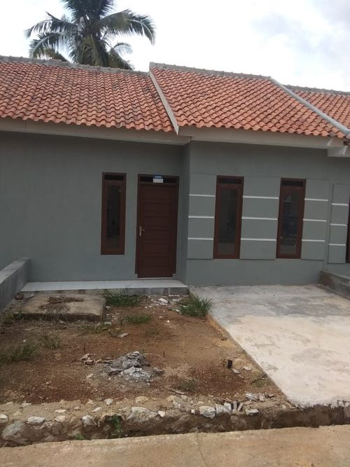 foto tampak rumah tipe 36/72 perumahan Griya Abadi Negeri Sakti II