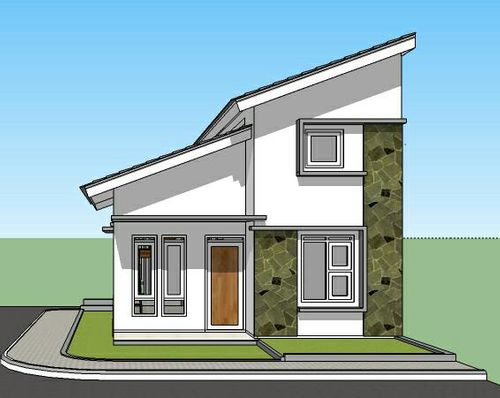 foto tampak rumah tipe 45/84(45Plus) perumahan Perumahan Villa Ciwidey Asri