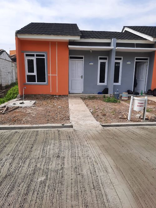 foto tampak rumah tipe 30/60 perumahan BUKIT RANTAU INDAH RESIDENCE