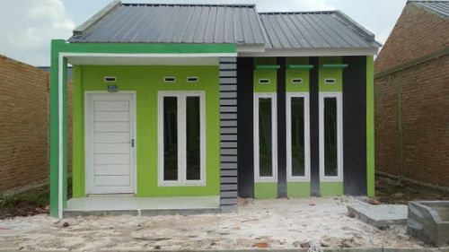 foto tampak rumah tipe 36/96 perumahan Berlian Idaman Asri