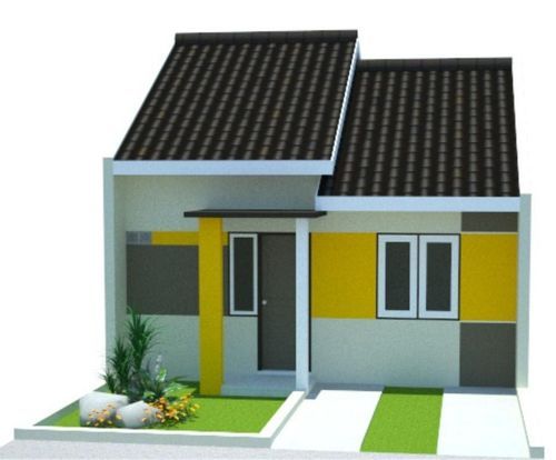 foto tampak rumah tipe 35 perumahan BUKIT CITRA KENCANA