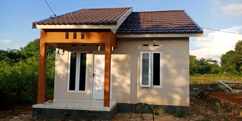 foto tampak rumah tipe 36 perumahan KOMPLEK SARANG HALANG RESIDENCE 2