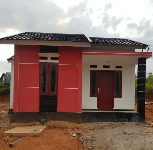 foto tampak rumah tipe SUBSIDI 36 perumahan AZELL RECIDENCE