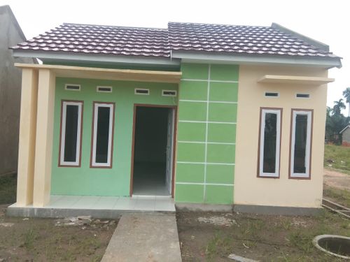 foto tampak rumah tipe 36/100 perumahan Cinta Regency