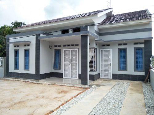 foto tampak rumah tipe 75 perumahan Griya nafadya 1