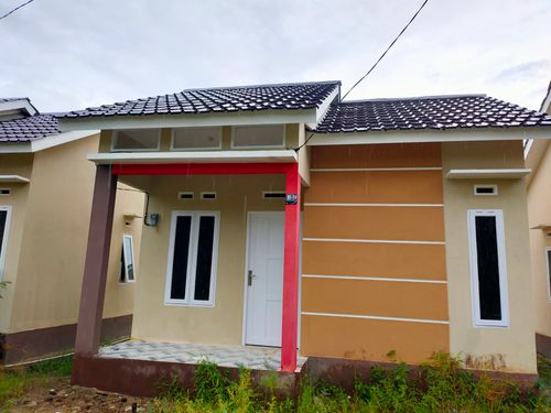 foto tampak rumah tipe 36 perumahan TAMAN ASRI