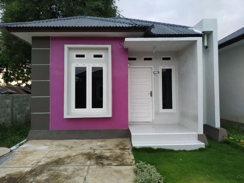 foto tampak rumah tipe 36/100 perumahan Griya Darussalam