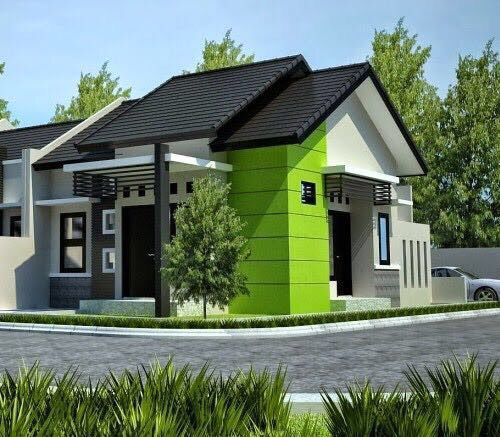 foto tampak rumah tipe KOMERSIL 45 perumahan SAGO PERMAI