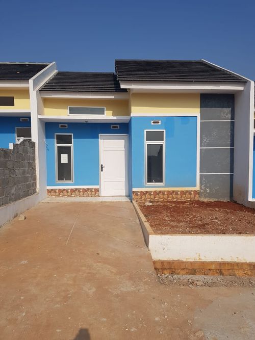 foto tampak rumah tipe SUBSIDI perumahan CIKAHURIPAN RESIDENCE