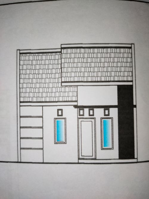 foto tampak rumah tipe 36/78 perumahan TOPOYO INDAH RESIDENCE