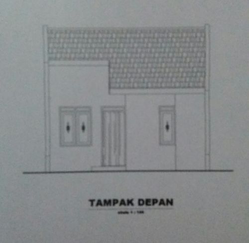 foto tampak rumah tipe BOUGENVILLE perumahan GRAHA RINJANI