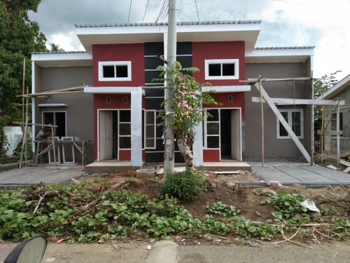 foto tampak rumah tipe 36/78 perumahan Grand sulawesi kali mamuju