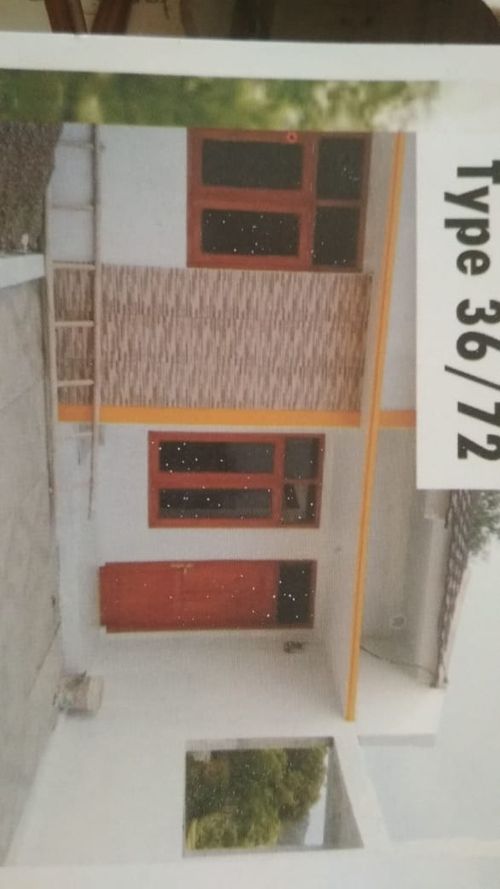 foto tampak rumah tipe 36/72 perumahan NADIRA RESIDENCE