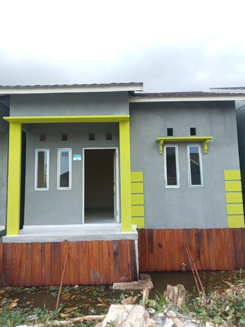 foto tampak rumah tipe 36/75 perumahan Pondok Melati Albanjary
